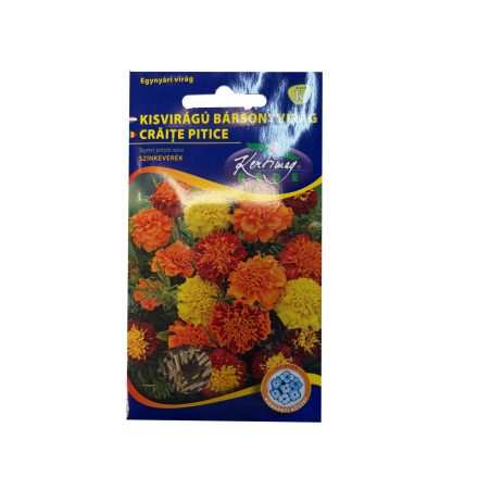 Kisvirágú Bársonyvirág Alacsony Színkeverék 