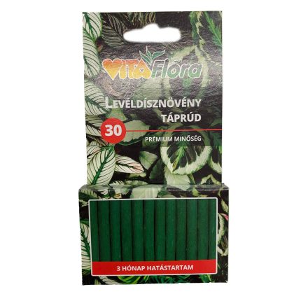 VitaFlóra Levéldísznövény Táprúd 30 db